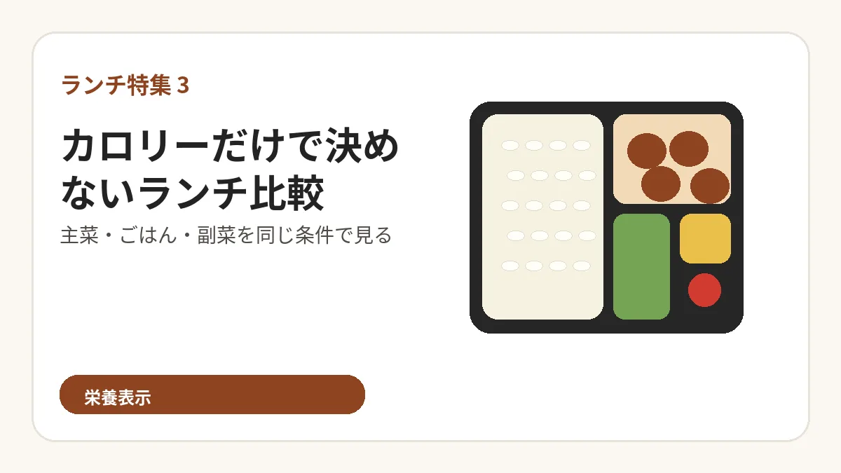 500円台で考えるランチを分かりやすく整理したランチガイドのオリジナル図解