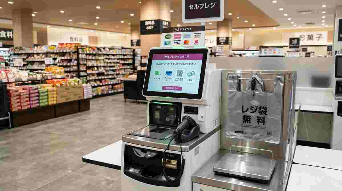 日本の超市の出来立て惣菜・お寿司・天ぷら・お弁当コーナー
