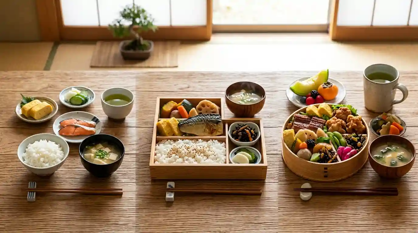 朝ごはんの食事量と好みに合わせたメニュー選びの比較